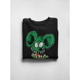 thumbnail image 3 of Rat Fink Creepy Face Sweatshirt Men -T-Line Designs, Male Small, 3 of 4