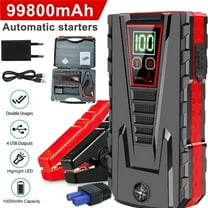 Portable Car Jump Starter 5000A Peak 99800mAh Battery Jump Starter(for All Gas or Diesel Engine) Charger Booster Powerbank Car, Portable Power Bank Charger with LED Light Powerful
