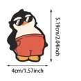 thumbnail image 5 of Pegatinas divertidas de pingüino, lindas pegatinas de pingüino para botella de agua, 50 pegatinas de vinilo impermeables de anime para teléfono portátil (pingüino), 5 of 5