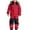 Red, variant on Boys Snow Wear Puffer jackets Snowsuit Children's Boys Ski Suit Thermal Ski Overall Winter Warm Snow Overall Windproof Winter Suit With Removable Hood Mud Suit Outdoor Softshell Suit 3 Years-4 Years