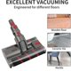 thumbnail image 2 of For DYSON SV21 MICRO Vacuum Replacement Spare Parts Soft Roller Cleaner Head Double Roller Brush wit, 2 of 5