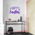 thumbnail image 2 of Easter Day Vinyl Wall Art Decal - Hoppy Easter - 16" x 22.5" - Resurrection Sunday Pascha Holiday Modern Church Home Living Room Bedroom Apartment Nursery Office Work Decor, 2 of 4