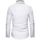 thumbnail image 3 of pstuiky Camisas de invierno de manga larga para hombre, Camisa formal con estampado de color para hombre y blusa de manga larga con cuello vuelto top de hombre m, 3 of 3