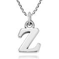 thumbnail image 1 of Trendy Favorite Letter 'Z' Sterling Silver Pendant Necklace, 1 of 6