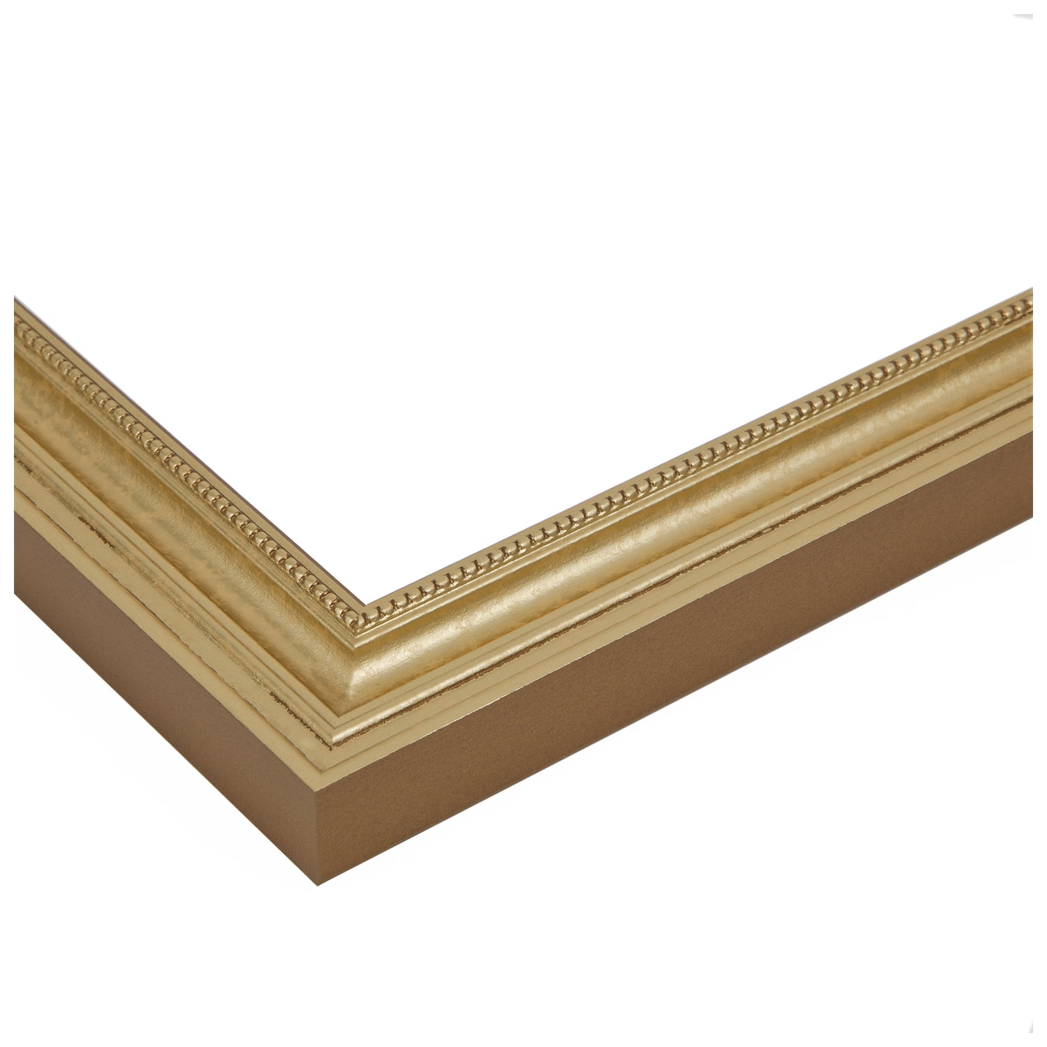 ArtToFrames 11x14 Inch Gold Picture Frame, This Gold Wood Poster Frame is Great for Your Art or Photos, Comes with Regular Glass (4159)