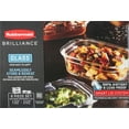 thumbnail image 5 of 1 Pc, Rubbermaid Brilliance Clear Food Container And Lid 3 Pk, 5 of 5