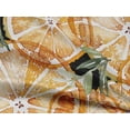 thumbnail image 5 of oneOone Rayon Orange Fabric Leaves & Lemon Craft Projects Decor Fabric Printed By The Yard 56 Inch Wide, 5 of 5