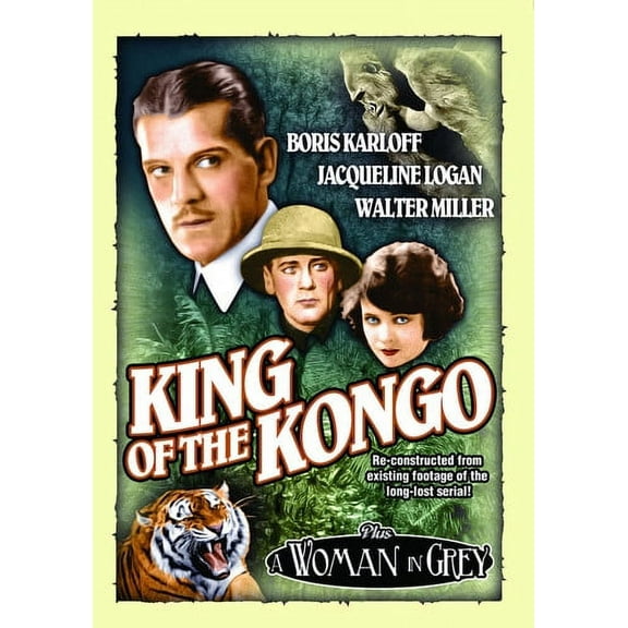 King of the Kongo / Woman in Grey (DVD), Alpha Video, Action & Adventure