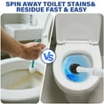 thumbnail image 4 of Glamchi Electric Toilet Brush Scrubber Kit with Holder , 8 Refill Heads and 2 Brush Types, 4 of 9