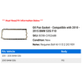thumbnail image 2 of Pan Gasket - Compatible with 2010 - 2015 BMW 535i F10 2011 2012 2013 2014, 2 of 2