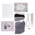 thumbnail image 1 of FLAMEEN Needle Felting Kit, Wool Needle Felting Starter Kit For Beginners For Ute Animal Plush Doll DIY Making Material, 1 of 8