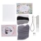 thumbnail image 5 of Kit de fieltro con aguja para principiantes, kit de fieltro con aguja, kit de fieltro con aguja de lana, muñeco de peluche, materiales para hacer tú mismo, ultra sensible, 5 of 14