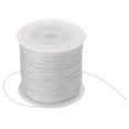 thumbnail image 1 of Unique Bargains 0.8mm x 109 Yard Nylon Satin Cord 0.8mm Beading String Braided Rope, Gray, 1 of 6