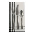 thumbnail image 5 of DII French Stripe Plaid Napkin Set 6 Piece, Black, 20x20", 5 of 5
