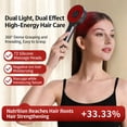 thumbnail image 4 of Hair Oil Applicator, Electric Scalp Massager, Red Light Scalp Massager, 3‑in‑1 Red Light Scalp Comb with Multi‑Light Therapy & Sonic Vibration for Scalp Care & Hair Health, 4 of 5
