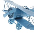 thumbnail image 4 of Escultura de estatua de metalurgia modelo de avión de hierro clásico de pulgadas, decoración del hogar Azul Zulema Juguete de la escultura del avión de la vendimia, 4 of 8