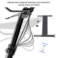 thumbnail image 3 of Bike Fenders, Silicone Bike  Post Mudguard Silicone Mountain Dropper  Post Protector Tear Proof for Cycling, 3 of 7