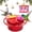 Handheld 3oz,1 Set, variant on Handheld Hummingbird Feeders for Outdoors, Hummingbird Hand Feeder 3OZ Mini Bird Feeders for Outdoors, 3 Bee Guard Feeding Ports, Flower, Red (Set of 2)