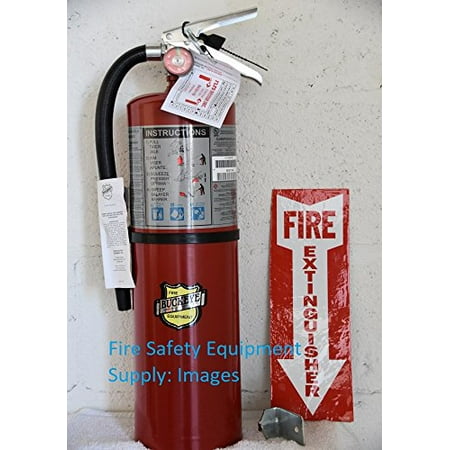 (Lot of 1) Buckeye 10 LB. ABC Fire Extinguisher - Rechargeable and Certified (Tagged) Ready for Fire