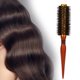 thumbnail image 4 of Cepillo de pelo redondo con cerdas de jabalí, cepillo para rizar el cabello profesional de salón grande, ideal para cabello grueso, largo y rizado, agregar volumen y brillo(#12) Ecomeon  no, 4 of 5