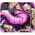 thumbnail image 4 of Personnalisé Violet Tourbillon Initiales Marbre Étui iPhone 11 Pro, iPhone 13 Pro Max, 4 of 4