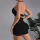 thumbnail image 3 of Gibobby Conjunto de Entrenamiento para Mujer Ropa deportiva para mujer, conjuntos activos para mujer, conjuntos deportivos para mujer, conjunto deportivo de cintura de banda a(Negro, L), 3 of 5