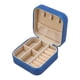 thumbnail image 3 of Caja de almacenamiento para joyas, organizador de joyas para anillos y collares Azul, 3 of 9