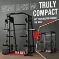 thumbnail image 3 of Mikolo Smith Machine Home Gym, 2200 lbs Power Rack Cage with Cable Crossover, Smith Cage with Ultimate Home Package, 3 of 11