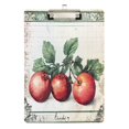 thumbnail image 2 of Acrylic Writing Tablet,Red Fruit Picture12.5"×9"Rectangular One-sided Printed Clear Acrylic Writing Tablet., 2 of 8