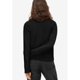 thumbnail image 2 of Ellos Plus Size V-Neck Button Front 100% Cotton Everyday Cardigan, 2 of 3