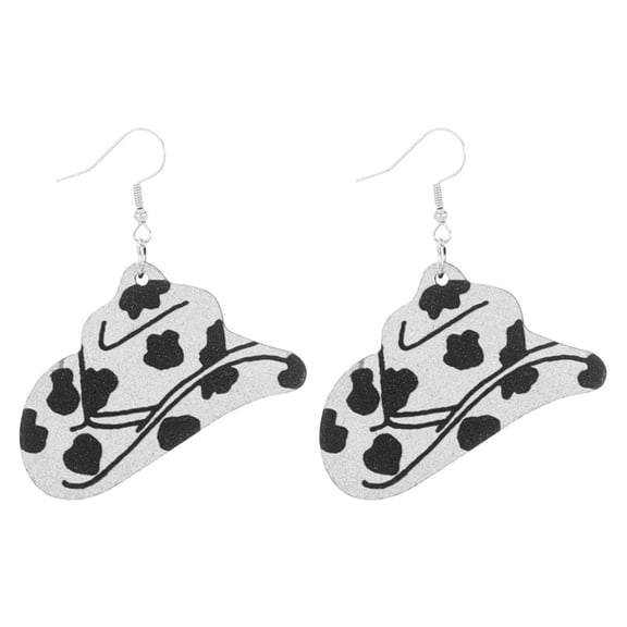 LOLIPPYY 1 Pair Western Earrings Drop Earrings Women Dangle Earring Hook Earrings Jewelries Cowgirl Earrings Valentine Day Earrings