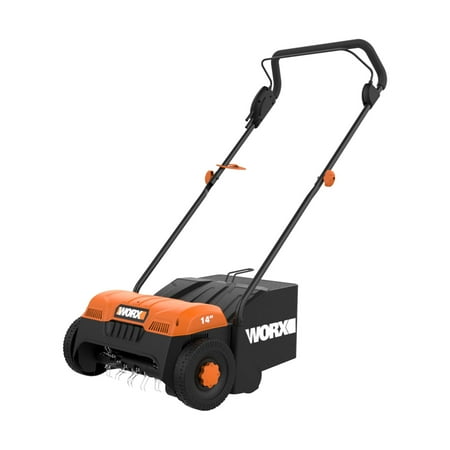 UPC: 0845534019711 | Worx WG850 12 AMP 14  Walk Behind Electric Dethatcher
