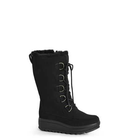 

Cloudwalkers Women s Wide Fit Shea Faux Suede Cold Weather Boots