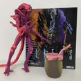 thumbnail image 1 of Aliens vs Predator Grid Alien Xenomorph translúcido, traje de prototipo, perro Guerrero, alienígena 3, versión de alcantarillado, figura de xenomorfo qiuyongming unisex, 1 of 2