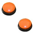 thumbnail image 1 of Vogacara Divertido botón parlante grabable respuesta zumbadores para fiesta Favor naranja 2piezas Naranja, 1 of 1