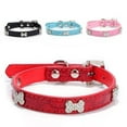 thumbnail image 5 of Puppy PU Leather Dog Leash Durable Animal Accessories Pet Collars Pet  Supplies Dog Necklace PINK XS, 5 of 8