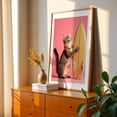 thumbnail image 2 of surfer cat - Photography Cat Surfboard Animal Humor Pastel Pop Art Summer Oak Framed Wall Art Print 24 x 36 inches, 2 of 59