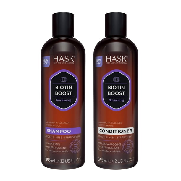 Set de champú y acondicionador HASK BIOTIN BOOST Thickening