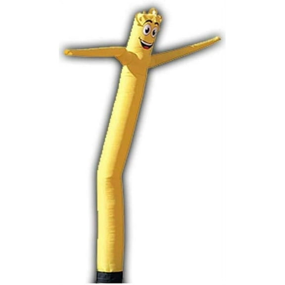 Inflatable Tube Man Guy 6ft - Solid Golden Yellow Color - Body only, Without air Blower