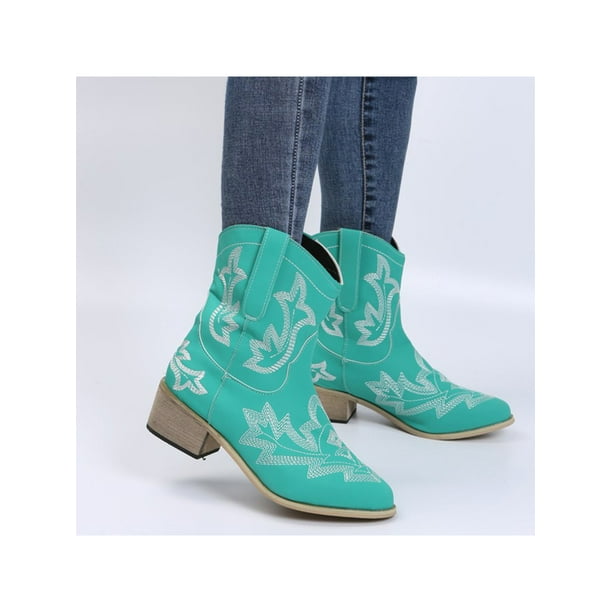 Blue western booties online
