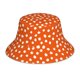 thumbnail image 1 of Balery Dots On Orange Background Sombreros para el sol para hombre y mujer, sombrero de pescador con UPF 50+, 1 of 6