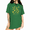 Green, variant on UNISHE Trendy Botanical Wildflower Print Tee Women's Relaxed Fit Summer Graphic Top