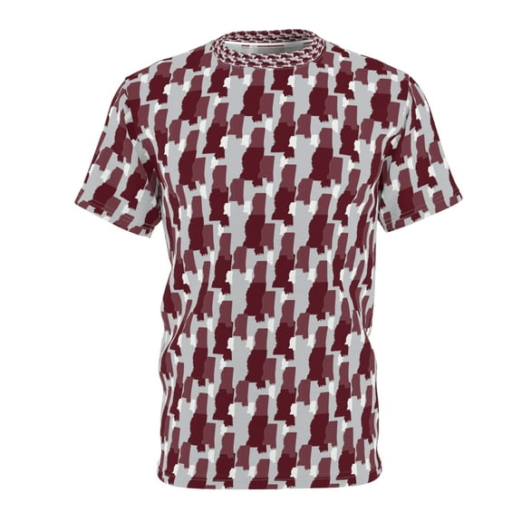 Maroon/Grey Mississippi State Camouflage - Men's Polyester Tee