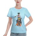 thumbnail image 1 of Women's Basic Short Sleeve T-Shirt Naruto Naruto Sasuke, 1 of 6