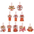thumbnail image 6 of WHAMVOX  10 Pcs Charms Pendants Chinese New Year Decoration Hanging Ornament, 6 of 8