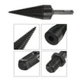 thumbnail image 4 of Uxcell Square Shank Firewood Drill Bit Wood Splitter, 32mm Wood Log Splitter Drill, 4 of 6