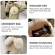 thumbnail image 4 of EeaseMX 1 bolso bandolera con orejas de conejo de peluche a la moda, bolso de hombro con cadena para mujer y niña., 4 of 8