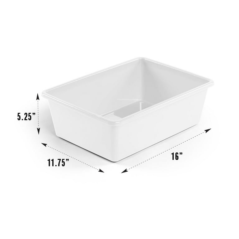 Humble Crew, Primary Large Plastic Storage Bins, Set of 4, Colors