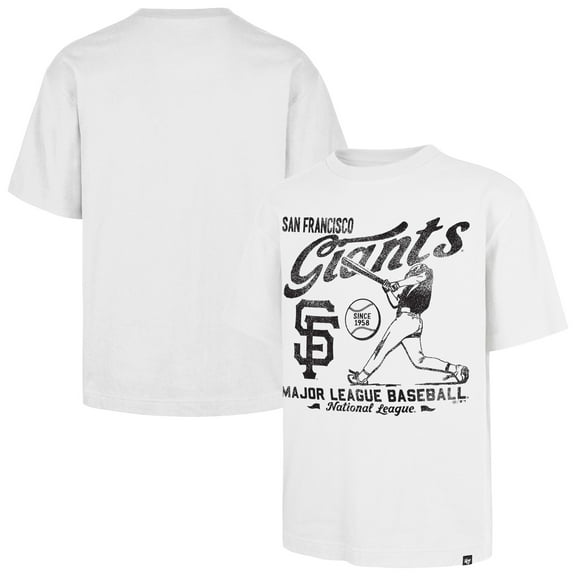 Men's '47 White San Francisco Giants Regional Batter Foundation T-Shirt