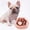 Multicolor, variant on Paw Print Slow Feeding Bowl Anti-Choking Dog Bowl Cat Food Dish Pet Feeder 7.9x7.5x1.8in Food Grade Plastic for Dogs Cats
